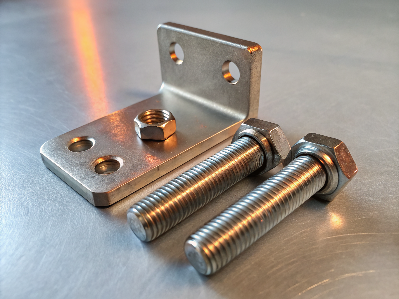 Precision laser engraving on industrial metal part