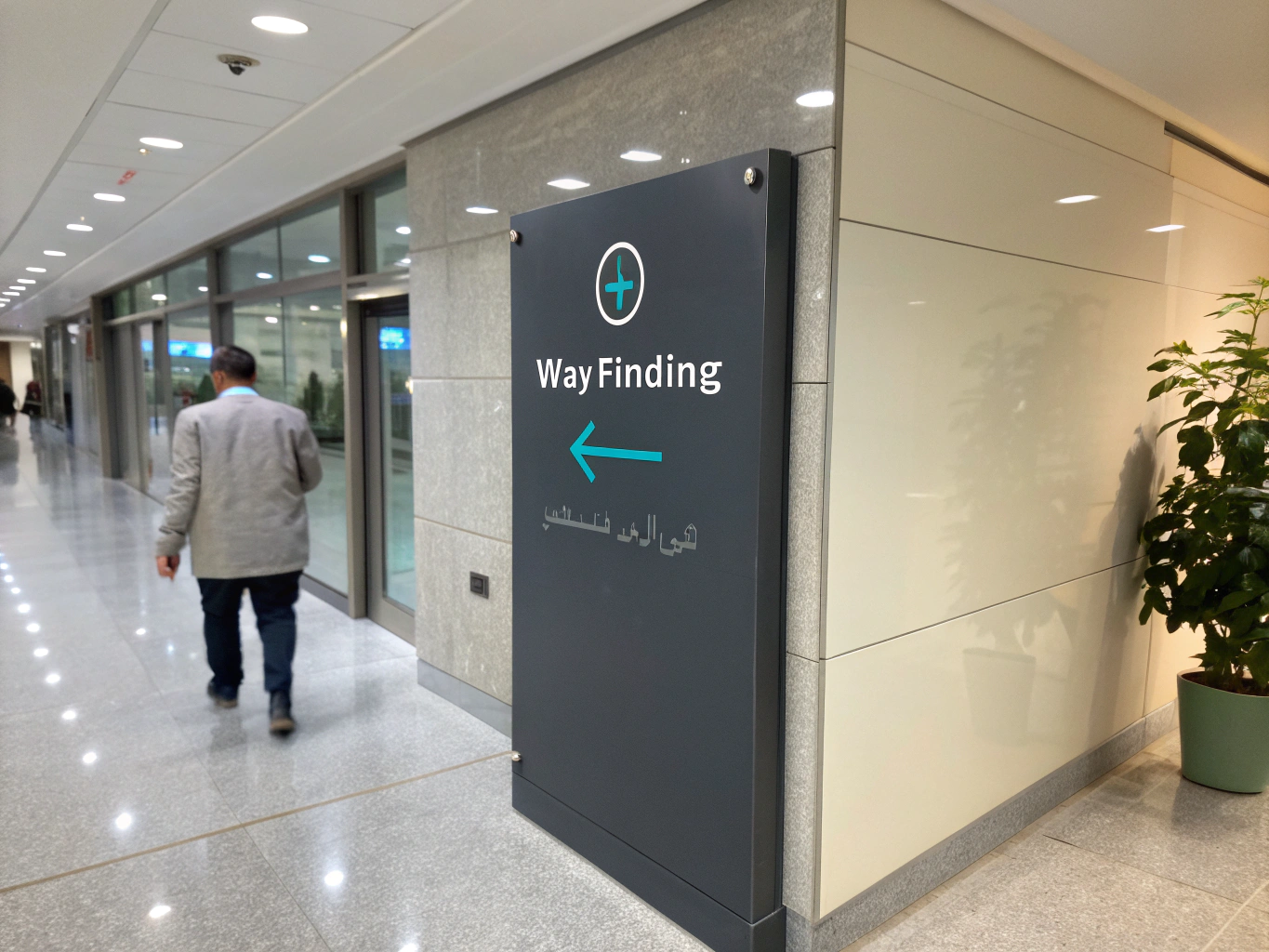 Office wayfinding signage system